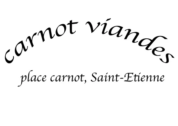 Logo Boucherie Carnot, sponsor du club de rugby RCSE42 à SAINT-ETIENNE