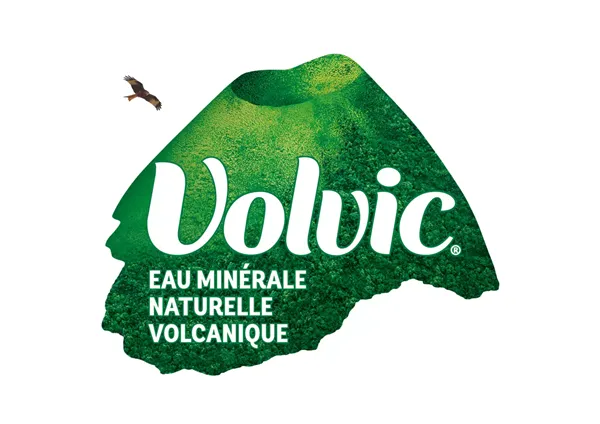 Logo Volvic, sponsor du club de rugby RCSE42 à SAINT-ETIENNE